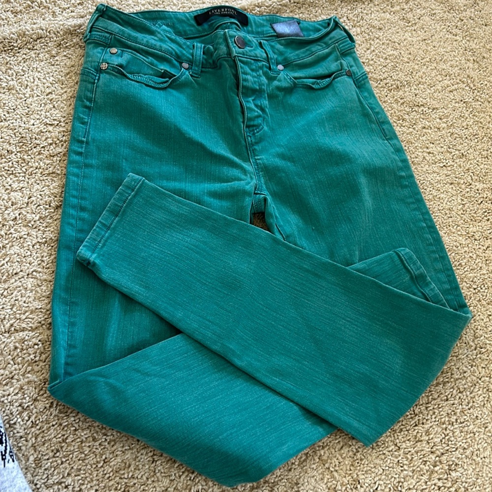 Liverpool Turquoise Pants
